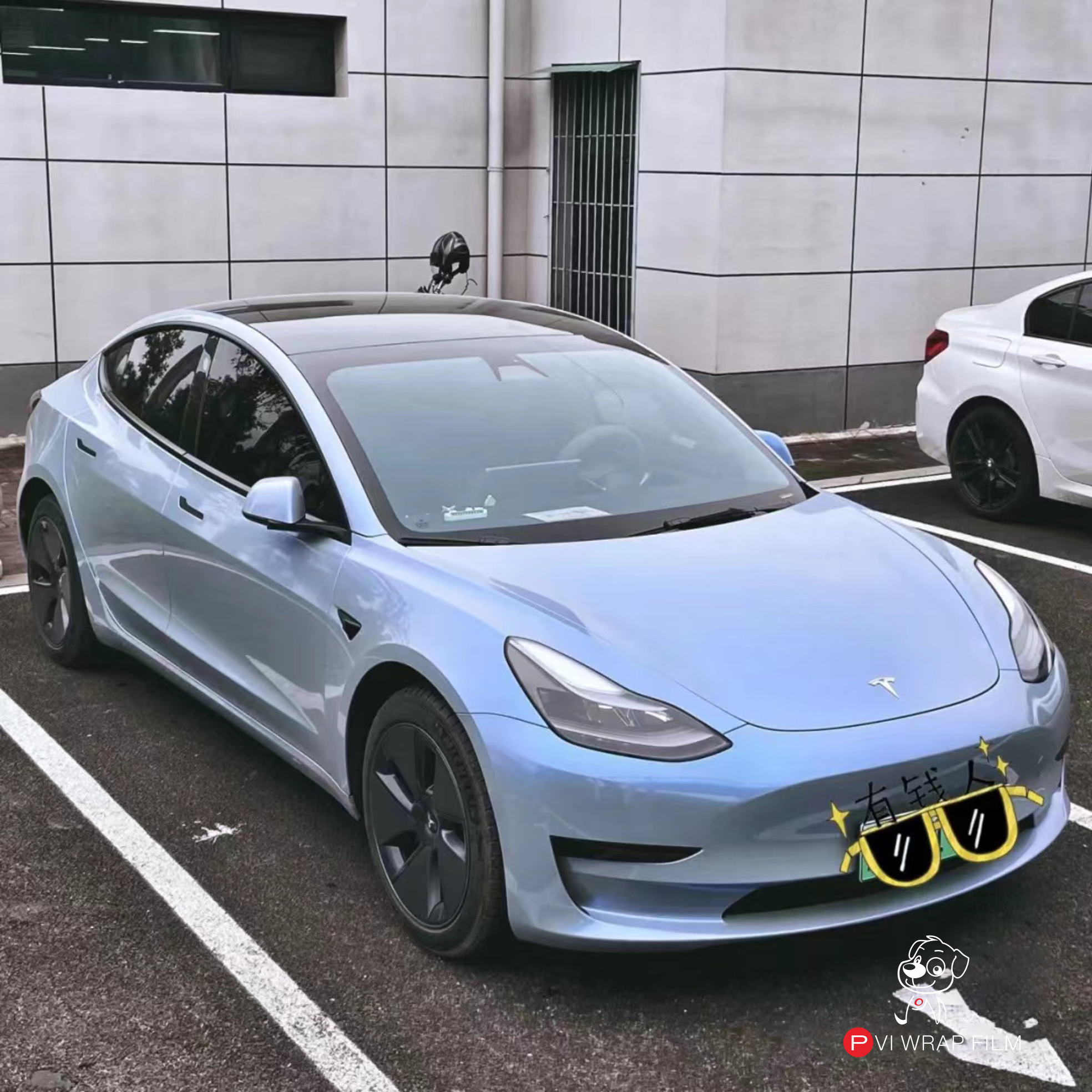 特斯拉 双色糖果岩石灰